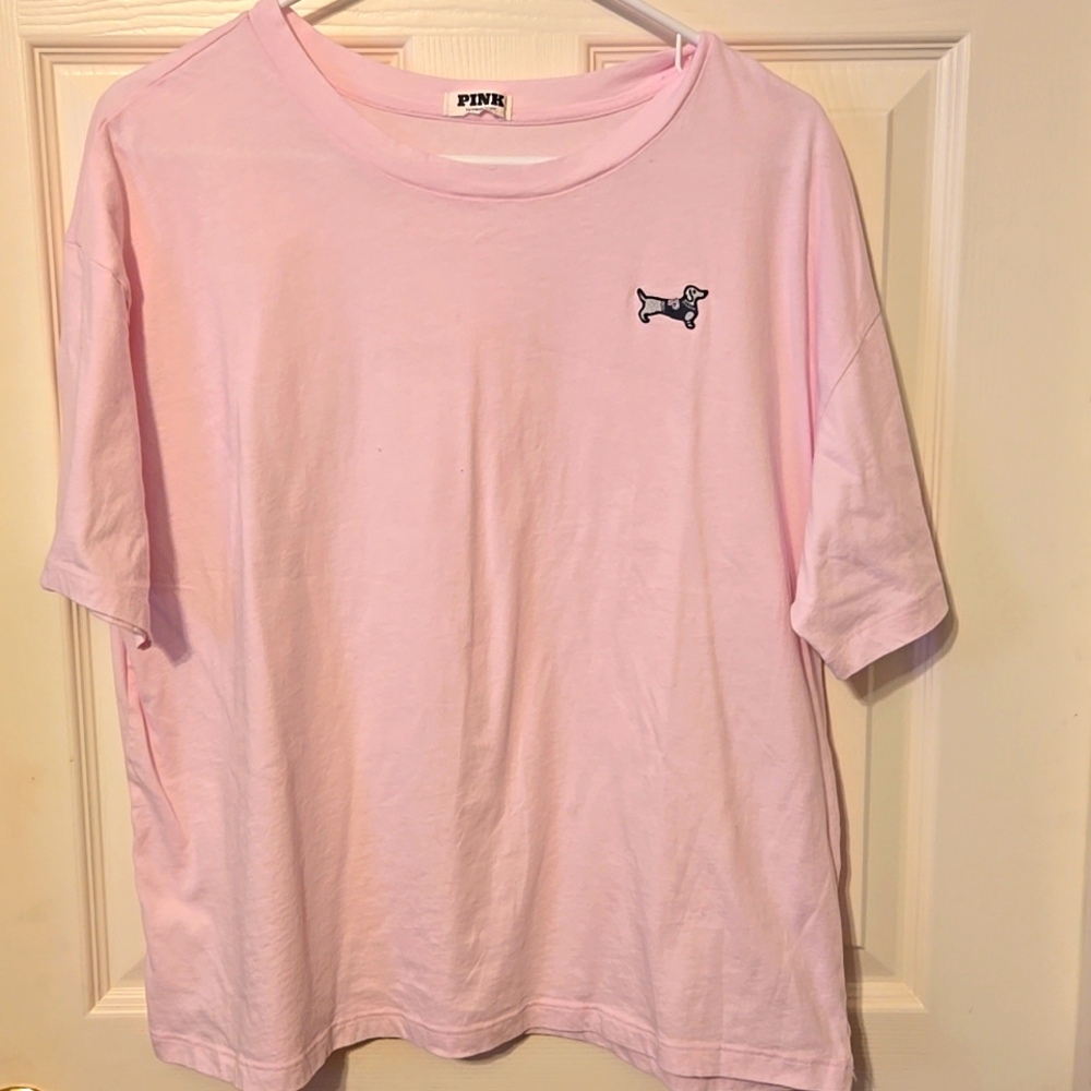 NIB - Victoria's Secret Pink Tee & Panties w/Dog Emblem - NIB - Picture 3 of 13